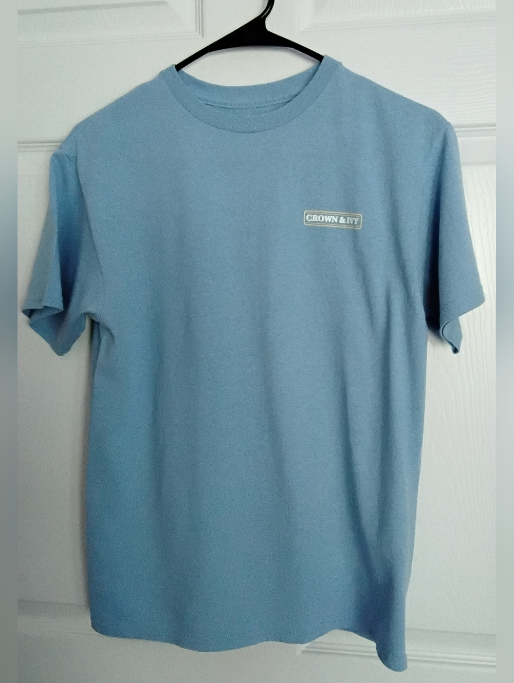 Boys crown & ivy Light Blue Short-Sleeve Graphite Crewneck Tee